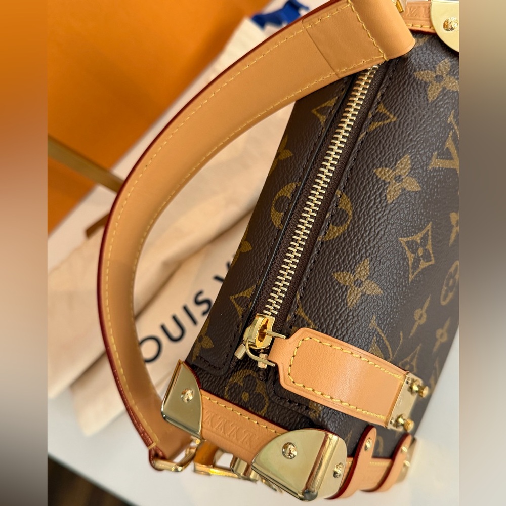 Louis Vuitton Monogram Side Mini Trunk PM ~ Gently Used w/ Box, Dust Bag 2 COA’s - Picture 10 of 16